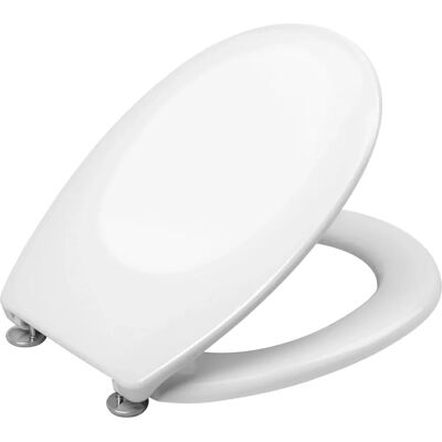 CORNAT Siros WC-Sitz - Edelstahl Scharniere - Weiss - WC-Sitz CORNAT Siros WC-Sitz - Edelstahl Scharniere - Weiss - WC-Sitz
