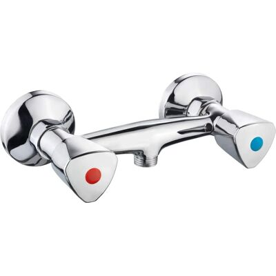 CORNAT Lisa Dual Handle Chrome Shower Mixer - Shower Type CORNAT Lisa Dual Handle Chrome Shower Mixer - Shower Type