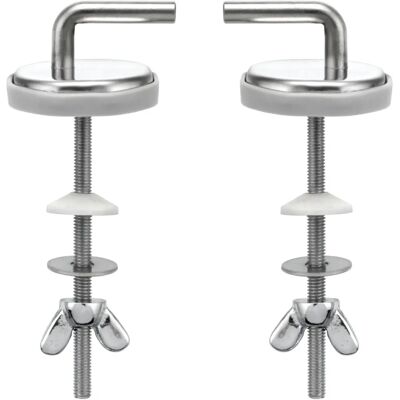 CORNAT TEC364991 Roestvrij staal toiletbril scharnier - Transparant CORNAT TEC364991 Roestvrij staal toiletbril scharnier - Transparant