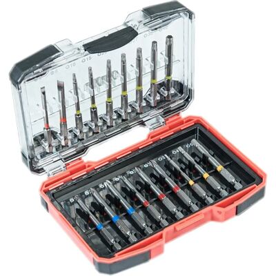 Ensemble de 18 bits pour tournevis compact Connex Max-Power COXB973918 - Publicité Ensemble de 18 bits pour tournevis compact Connex Max-Power COXB973918 - Publicité