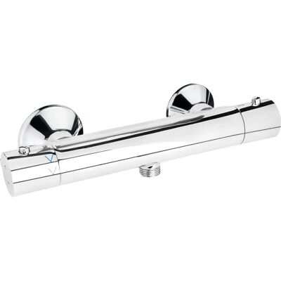 CORNAT Murcia Shower Thermostat - Brass, Chrome, 1/2" Outlet - Shower Thermostat CORNAT Murcia Shower Thermostat - Brass, Chrome, 1/2" Outlet - Shower Thermostat