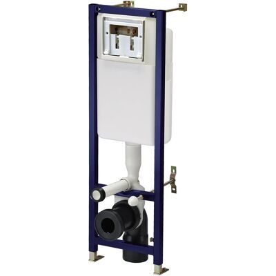 CORNAT Wand-WC-Befestigung - Metall, Blau, 400kg CORNAT Wand-WC-Befestigung - Metall, Blau, 400kg