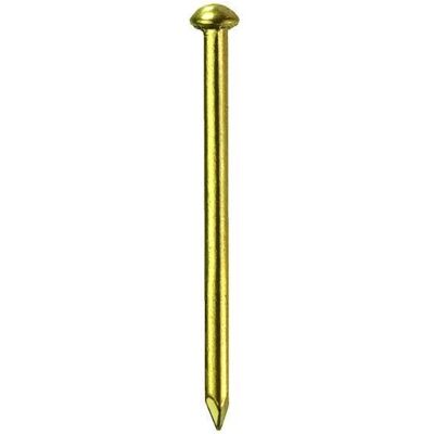Chiodi in ottone Masidef - 1,2x13mm - 50g - Testa rotonda classica - Chiodi Chiodi in ottone Masidef - 1,2x13mm - 50g - Testa rotonda classica - Chiodi