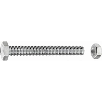 MASIDEF - Bulloni testa esagonale - M5 x 20 - 200 pezzi - Bulloni MASIDEF - Bulloni testa esagonale - M5 x 20 - 200 pezzi - Bulloni