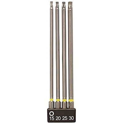 Connex COXT973291 Set van 4 zilveren schroevendraaibitten - Schroevendraaibitten Set Connex COXT973291 Set van 4 zilveren schroevendraaibitten - Schroevendraaibitten Set