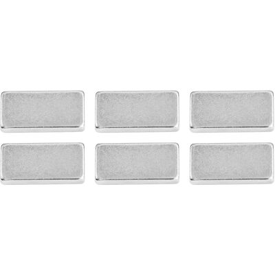 Aimant carré en néodyme Connex - 20x10x3mm - 6 pièces - 4kg de traction Aimant carré en néodyme Connex - 20x10x3mm - 6 pièces - 4kg de traction