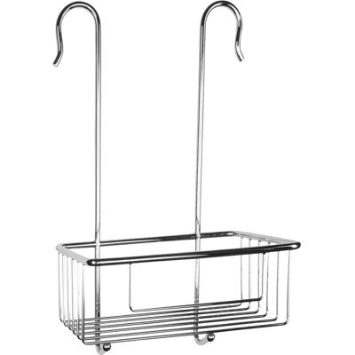 CORNAT Cestino a parete - Cromato - 22x36 cm - Accessorio doccia CORNAT Cestino a parete - Cromato - 22x36 cm - Accessorio doccia
