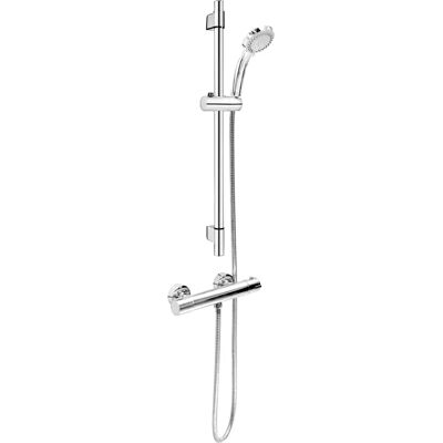 CORNAT Fit Duschsystem - verchromt, Variabler Bohrlochabstand, 5 Strahlarten CORNAT Fit Duschsystem - verchromt, Variabler Bohrlochabstand, 5 Strahlarten