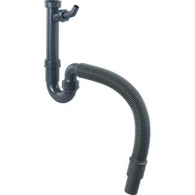 CORNAT REZYKLAT 1 1/2 x 50 Sifone - Sifone per lavatrice o lavastoviglie, grigio CORNAT REZYKLAT 1 1/2 x 50 Sifone - Sifone per lavatrice o lavastoviglie, grigio
