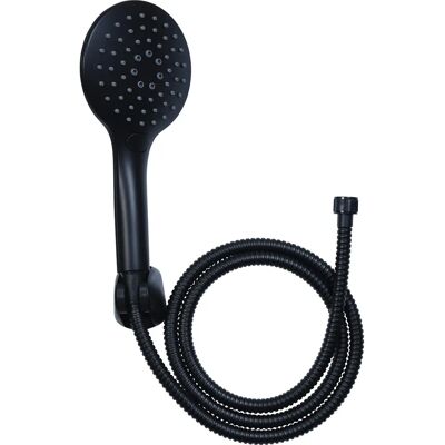 CORNAT NOIR Duschset - 3 Strahlarten - Schwarz CORNAT NOIR Duschset - 3 Strahlarten - Schwarz