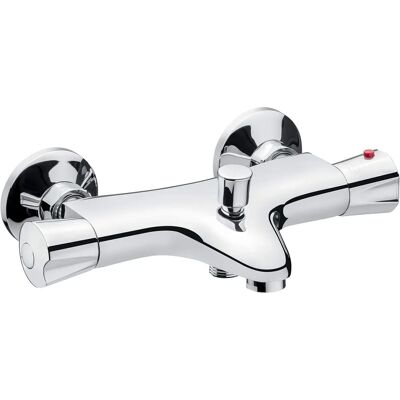 CORNAT Calma Thermostatic Bath Mixer - Brass, Chrome - Water Barrier CORNAT Calma Thermostatic Bath Mixer - Brass, Chrome - Water Barrier