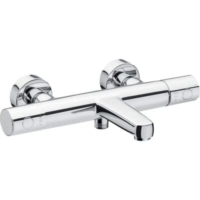 Termostato CORNAT Derval - Mezclador de baño, Plata, Latón, bloqueo 38°C Termostato CORNAT Derval - Mezclador de baño, Plata, Latón, bloqueo 38°C