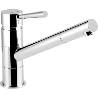 CORNAT Fuerte Küchenarmatur - Messing, Silber, 360° drehbar CORNAT Fuerte Küchenarmatur - Messing, Silber, 360° drehbar