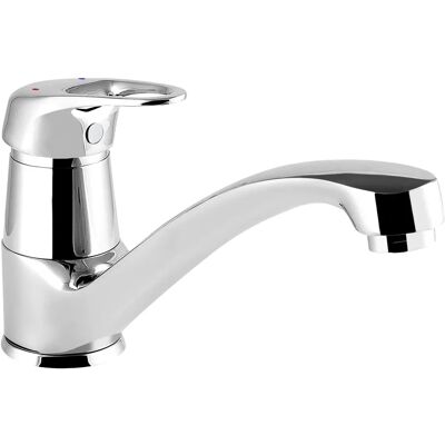 Rubinetto da Cucina CORNAT Getafe - Ottone, Argento, Girevole a 360° Rubinetto da Cucina CORNAT Getafe - Ottone, Argento, Girevole a 360°