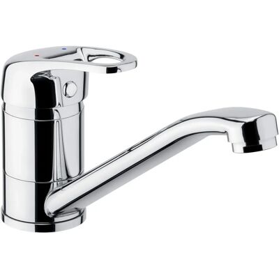 Rubinetto Cucina CORNAT Tavira - Ottone, Argento, Girevole a 360° Rubinetto Cucina CORNAT Tavira - Ottone, Argento, Girevole a 360°