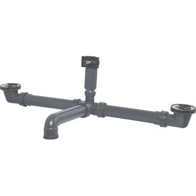 Conmetall Recycled Plastic Sink Fitting - 1 1/2" - Recyclate Conmetall Recycled Plastic Sink Fitting - 1 1/2" - Recyclate