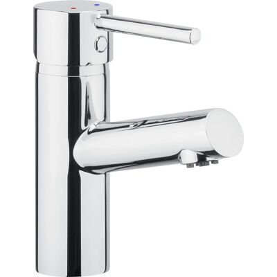 CORNA Fuerte - Zilveren laagdruk wastafelkranen met keramische cartridge CORNA Fuerte - Zilveren laagdruk wastafelkranen met keramische cartridge