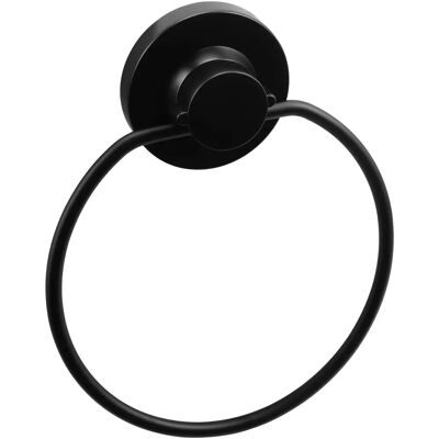 CORNAT T3402551 Handtuchring - 3-in-1, Schwarz, Stahl, 16cm CORNAT T3402551 Handtuchring - 3-in-1, Schwarz, Stahl, 16cm