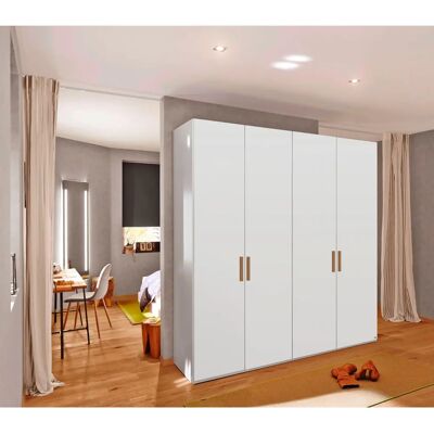 Rauch Your Joyce Kleiderschrank - 4-türig, Weiß, 200x61x223cm Rauch Your Joyce Kleiderschrank - 4-türig, Weiß, 200x61x223cm