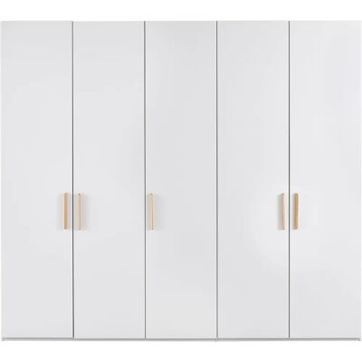 RAUCH Your Joyce Kleiderschrank - Massivholzgriffe - 5 Türen - 250cm Breit RAUCH Your Joyce Kleiderschrank - Massivholzgriffe - 5 Türen - 250cm Breit