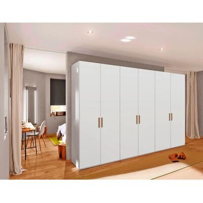 Rauch Your Joyce Kleiderschrank - Weiß, 300x61x223 cm, 6 Türen Rauch Your Joyce Kleiderschrank - Weiß, 300x61x223 cm, 6 Türen