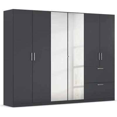 Rauch Padua Kleiderschrank - 6-türiger Spiegelschrank, 271x210x54 cm Rauch Padua Kleiderschrank - 6-türiger Spiegelschrank, 271x210x54 cm