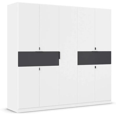 RAUCH Ticao Kleiderschrank - 9-Türen, Weiß, 226x210x54cm RAUCH Ticao Kleiderschrank - 9-Türen, Weiß, 226x210x54cm