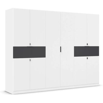 RAUCH Ticao Kleiderschrank - 10 Türen, 3 Regale, 2 Schubladen RAUCH Ticao Kleiderschrank - 10 Türen, 3 Regale, 2 Schubladen