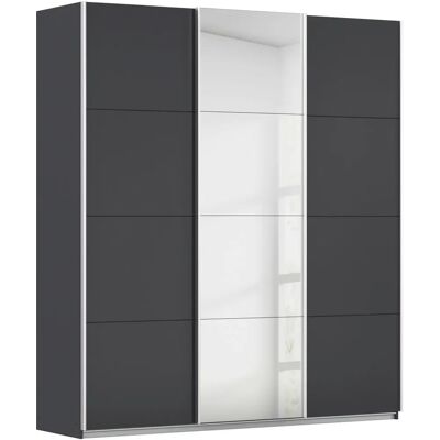 Rauch Cortona Kleiderschrank - 3-türig Schiebeschrank - Grau Rauch Cortona Kleiderschrank - 3-türig Schiebeschrank - Grau