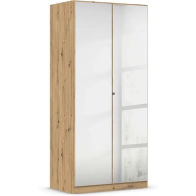 Rauch Reflect Kleiderschrank - 2 Türen mit Spiegel - 91x54x197 cm Rauch Reflect Kleiderschrank - 2 Türen mit Spiegel - 91x54x197 cm