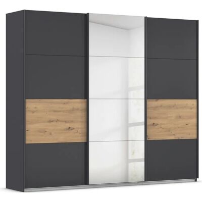 RAUCH CORTONA Schwebetürenschrank - 3 Regale, 3 Stangen, Schiebetüren RAUCH CORTONA Schwebetürenschrank - 3 Regale, 3 Stangen, Schiebetüren