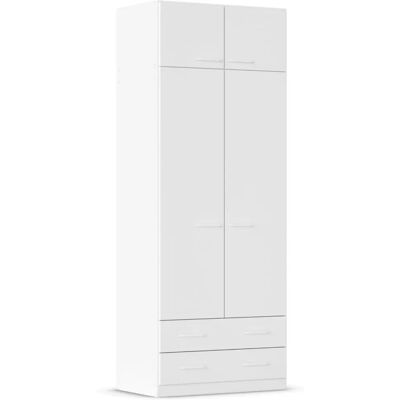 Rauch Prandon B Kleiderschrank - 2-teilig, 236cm Hoch, 2 Schubladen Rauch Prandon B Kleiderschrank - 2-teilig, 236cm Hoch, 2 Schubladen