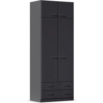 Rauch Orange Prandon B Kleiderschrank - 2 Einlegeböden, 2 Schubladen Rauch Orange Prandon B Kleiderschrank - 2 Einlegeböden, 2 Schubladen