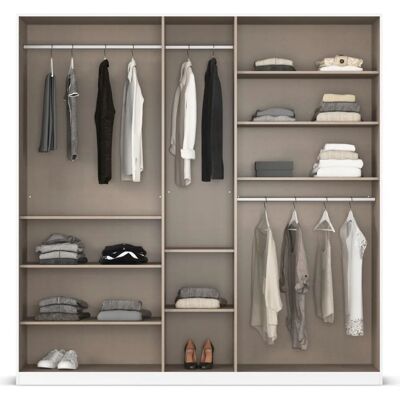 RAUCH Agordo Kleiderschrank - 5-türiger Schrank, Grau, 226cm RAUCH Agordo Kleiderschrank - 5-türiger Schrank, Grau, 226cm