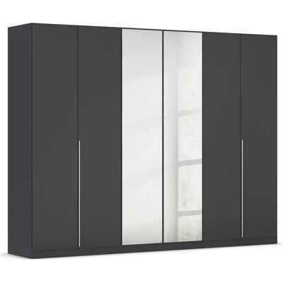 Rauch AGORDO Kleiderschrank - verstellbare Regale, Spiegeltüren, 271cm breit Rauch AGORDO Kleiderschrank - verstellbare Regale, Spiegeltüren, 271cm breit
