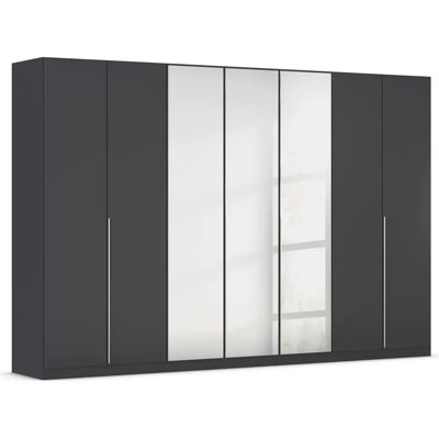 Rauch Agordo Kleiderschrank mit Spiegel & 7 Türen - Schrank Rauch Agordo Kleiderschrank mit Spiegel & 7 Türen - Schrank