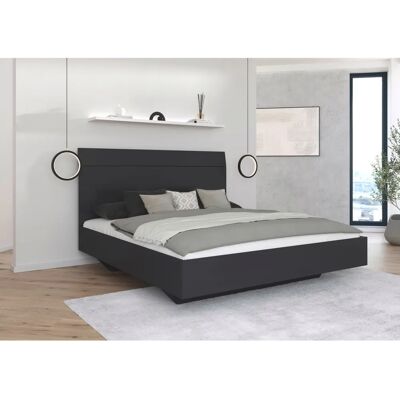 RAUCH AGORDO Futonbett - 180x200cm - Ohne Matratze - Grau Metallic RAUCH AGORDO Futonbett - 180x200cm - Ohne Matratze - Grau Metallic