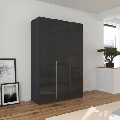 RAUCH Agordo Kleiderschrank - 3 Türen, 210cm hoch, Grau metallic RAUCH Agordo Kleiderschrank - 3 Türen, 210cm hoch, Grau metallic