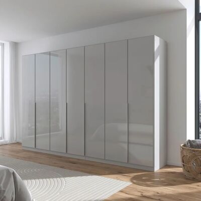 RAUCH AGORDO 7-türiger Kleiderschrank mit Glasfront - Kleiderschrank RAUCH AGORDO 7-türiger Kleiderschrank mit Glasfront - Kleiderschrank