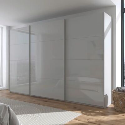 RAUCH AGORDO Kleiderschrank - Schiebetüren, 3 Regale, Metallstangen RAUCH AGORDO Kleiderschrank - Schiebetüren, 3 Regale, Metallstangen