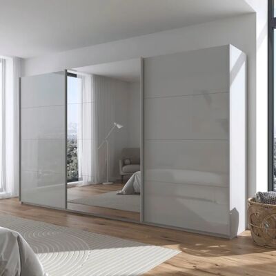 RAUCH AGORDO Kleiderschrank - Schwebetüren, Verstellbare Einlegeböden, Made in Germany RAUCH AGORDO Kleiderschrank - Schwebetüren, Verstellbare Einlegeböden, Made in Germany