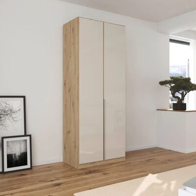 RAUCH AGORDO Kleiderschrank mit Glasfront - 91x229x54cm RAUCH AGORDO Kleiderschrank mit Glasfront - 91x229x54cm