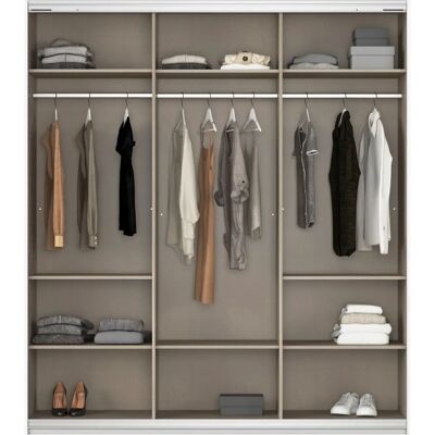 RAUCH AGORDO Kleiderschrank - Schiebetüren, Weiß RAUCH AGORDO Kleiderschrank - Schiebetüren, Weiß