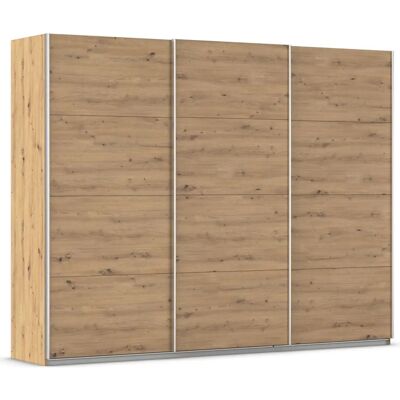 RAUCH Agordo Kleiderschrank - Eiche Artisan, 3 Schiebetüren, 5 Regale RAUCH Agordo Kleiderschrank - Eiche Artisan, 3 Schiebetüren, 5 Regale