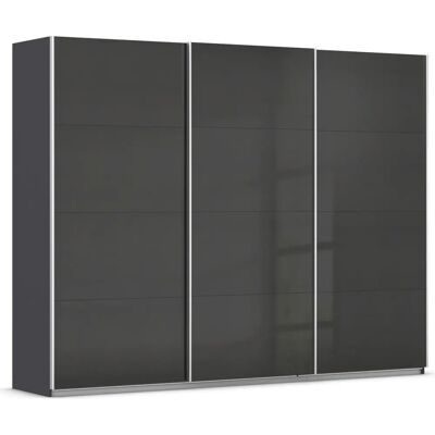 Rauch Agordo Kleiderschrank - Schiebetüren, 3 Regale, 3 Stangen Rauch Agordo Kleiderschrank - Schiebetüren, 3 Regale, 3 Stangen