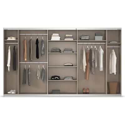 Rauch Agordo Kleiderschrank - Schiebetüren, Verstellbare Böden, Made in Germany Rauch Agordo Kleiderschrank - Schiebetüren, Verstellbare Böden, Made in Germany