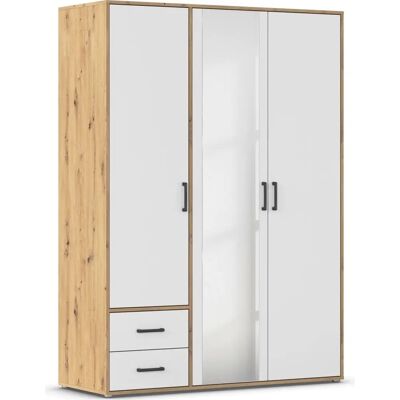 RAUCH Voyager Weiß Kleiderschrank - 3-türig, Moderne Griffe RAUCH Voyager Weiß Kleiderschrank - 3-türig, Moderne Griffe