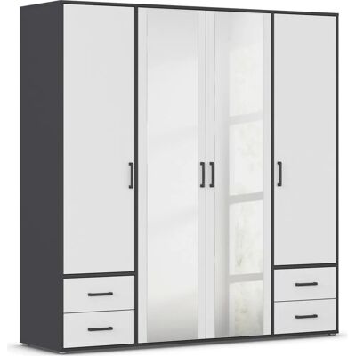 RAUCH Voyager Schrank - 4 Türen, Verstellbar, Made in Germany RAUCH Voyager Schrank - 4 Türen, Verstellbar, Made in Germany