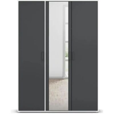 RAUCH Voyager Kleiderschrank - 3-türig, 140x53cm, Weiß RAUCH Voyager Kleiderschrank - 3-türig, 140x53cm, Weiß
