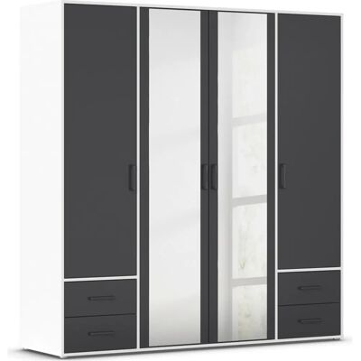 Rauch Voyager Kleiderschrank - 4 Türen, 7 Böden Rauch Voyager Kleiderschrank - 4 Türen, 7 Böden